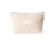 Trousse en coton avec étiquette assortie pour marquage 310 g/m² couleur blanc