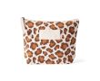 Trousse en coton recyclé avec motif animal 200 g/m² couleur marron