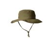Chapeau d’aventure ajustable style safari en nylon et polyester couleur vert