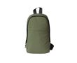 Sac bandoulière en polyester à un compartiment avec poche avant couleur vert