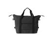 Sac en polyester pour les voyages ou le sport, avec sangle valise couleur noir