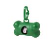 Distributeur de 15 sacs pour animaux en forme d’os couleur vert