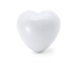 Anti-stress en forme de cœur de plusieurs couleurs à personnaliser couleur blanc