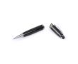 Stylo USB en métal à ouverture pivotante avec encre bleue couleur noir