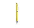 Stylo USB en métal à ouverture pivotante avec encre bleue couleur jaune