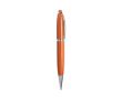 Stylo USB en métal à ouverture pivotante avec encre bleue couleur orange