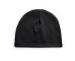 Bonnet de sport d’hiver en polyester et polaire 280 g/m² couleur noir