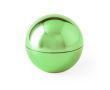 Baume à lèvres sphérique en couleurs vives SPF15 couleur vert