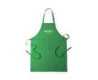 Tablier en coton et polyester avec double poche avant couleur vert