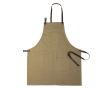 Tablier en toile de coton avec plusieurs poches 340 g/m² couleur marron