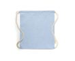 Sac à dos à cordons en coton recyclé 120 gr/m2 Recycled Cotton couleur bleu ciel