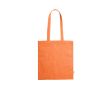 Tote bag avec logo en coton recyclé pas cher 8kg 120 g/m2 Eco Recycle couleur orange