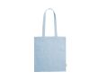Tote bag avec logo en coton recyclé pas cher 8kg 120 g/m2 Eco Recycle couleur bleu ciel
