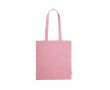 Tote bag avec logo en coton recyclé pas cher 8kg 120 g/m2 Eco Recycle couleur rose