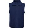 Gilet polaire unisexe avec zip 300 g/m² Roly Direct New Bellagio couleur bleu marine