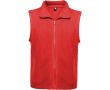 Gilet polaire unisexe avec zip 300 g/m² Roly Direct New Bellagio couleur rouge