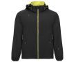 Softshell 2 couches avec capuche et poches zippées Roly Direct Siberia  couleur noir