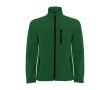 Veste softshell avec zip 300 g/m² Roly Direct Antartida couleur vert bouteille