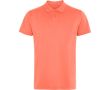 Polo unisexe piqué avec col à boutons 210 g/m² Roly Direct Wos couleur corail