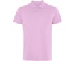 Polo unisexe piqué avec col à boutons 210 g/m² Roly Direct Wos couleur rose clair 