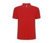 Polo en tissu piqué 220 g/m² Roly Direct Pegaso Premium couleur rouge