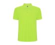 Polo en tissu piqué 220 g/m² Roly Direct Pegaso Premium couleur vert fluorescent