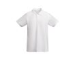 Polo à manches courtes en coton bio 210 g/m² Roly Direct Prince  couleur blanc