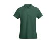 Polo pour femme en coton organique 210 g/m² Roly Direct Prince  couleur vert bouteille