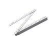 Règle pliable en plastique avec échelle en centimètres, 2M couleur blanc