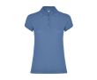 Polo en coton piqué pour femme 200 g/m² Roly Direct Star  couleur bleu riviera