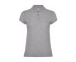 Polo en coton piqué pour femme 200 g/m² Roly Direct Star  couleur gris clair