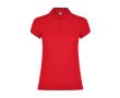 Polo en coton piqué pour femme 200 g/m² Roly Direct Star  couleur rouge
