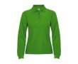 Polo femme à manches longues 220 g/m² Roly Direct Estrella  couleur vert forêt