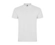 Polo pour homme en coton piqué 200 g/m² Roly Direct Star couleur blanc