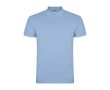 Polo pour homme en coton piqué 200 g/m² Roly Direct Star couleur bleu ciel