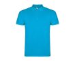 Polo pour homme en coton piqué 200 g/m² Roly Direct Star couleur turquoise
