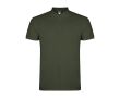 Polo pour homme en coton piqué 200 g/m² Roly Direct Star couleur vert foncé