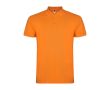 Polo pour homme en coton piqué 200 g/m² Roly Direct Star couleur orange