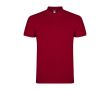 Polo pour homme en coton piqué 200 g/m² Roly Direct Star couleur grenat
