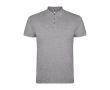 Polo pour homme en coton piqué 200 g/m² Roly Direct Star couleur gris clair