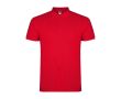 Polo pour homme en coton piqué 200 g/m² Roly Direct Star couleur rouge