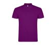 Polo pour homme en coton piqué 200 g/m² Roly Direct Star couleur mauve