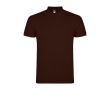 Polo pour homme en coton piqué 200 g/m² Roly Direct Star couleur marron foncé