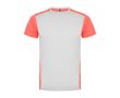 T-shirt technique en polyester 135 g/m² Roly Direct Zolder  couleur corail