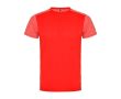 T-shirt technique en polyester 135 g/m² Roly Direct Zolder  couleur rouge