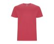 T-shirt manches courtes en coton 190 g/m² Roly Direct Stafford  couleur rouge désaturé