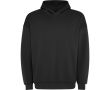 Sweat unisexe oversize avec capuche doublée 320 g/m² Roly Direct Otto couleur noir