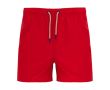 Short de bain en polyester pour adulte 100 g/m² Roly Direct Balos  couleur rouge