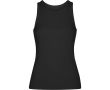 Débardeur femme en maille côtelée 270 g/m² Roly Direct Dribe couleur noir