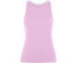 Débardeur femme en maille côtelée 270 g/m² Roly Direct Dribe couleur rose clair